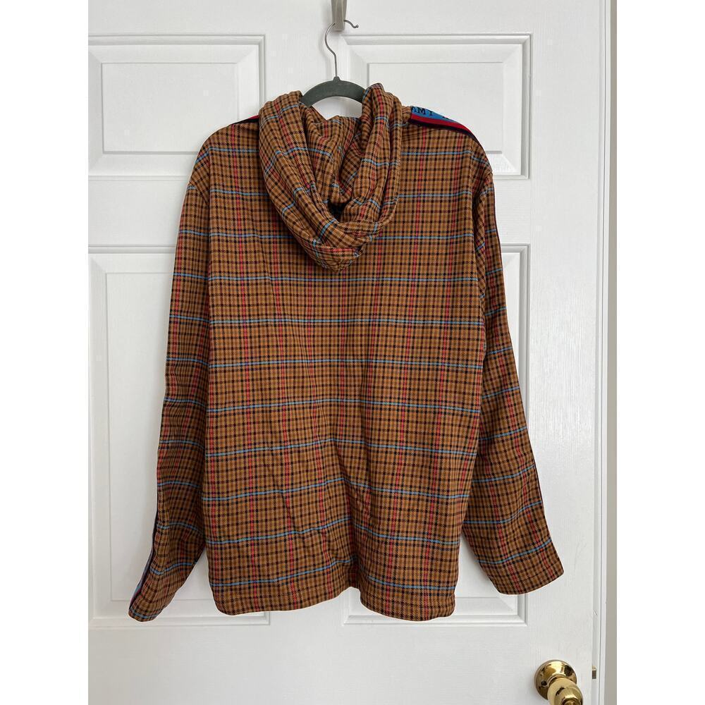 Tommy Hilfiger Plaid Pullover Hoodie Sweatshirt $130 MSRP - Picture 3 of 5